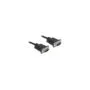 Delock RS-232 Kabel Seriell D-Sub9 Stecker zu Stecker mit schmalem Steckergehäuse 0.5 m