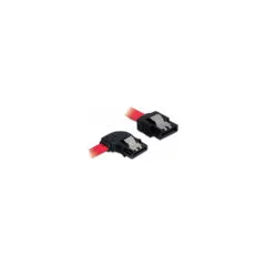 Delock SATA 3 Gb s Kabel gerade auf links gewinkelt 50 cm rot