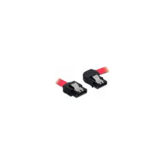 Delock SATA 3 Gb s Kabel gerade auf rechts gewinkelt 30 cm rot