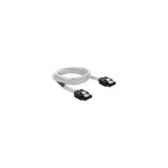 Delock SATA 6 Gb s Kabel 50 cm transparent