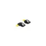 Delock SATA 6 Gb s Kabel gerade auf links gewinkelt 50 cm gelb
