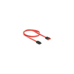 Delock SATA 6 Gb s Verlängerungskabel 50 cm rot