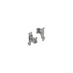Delock Schirmklemme für Hutschiene - Kabeldurchmesser 3 - 8 mm