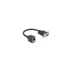 Delock Seriell RS-232 422 485 Adapter DB 9 Buchse zu RJ45 Buchse