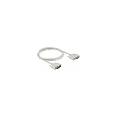 Delock Serielles Kabel D-Sub 25 Stecker zu Buchse 2 m