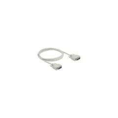 Delock Serielles Kabel D-Sub15 Stecker zu Stecker 2 m