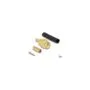 Delock SMA Stecker zum Crimpen RG-174 RG-316 mit passendem Schrumpfschlauch - 5 Stück