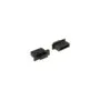 DELOCK Staubschutz fur Displayport Buchse mit Griff 10 Stuck schwarz