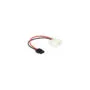 Delock Stromkabel Molex 4 Pin Stecker zu Slim SATA 6 Pin Buchse 15 cm