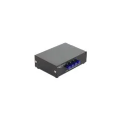 DELOCK Switch 4-port Audio Video manuell bidirektional
