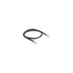 Delock Telefonkabel RJ11 Stecker zu RJ11 Stecker schwarz 1 m