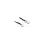 Delock Telefonkabel RJ45 Stecker zu RJ11 Stecker schwarz 1 m