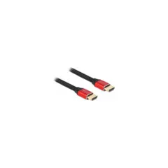 Delock Ultra High Speed HDMI Kabel 48 Gbps 8K 60 Hz rot 3 m zertifiziert