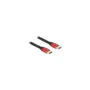 Delock Ultra High Speed HDMI Kabel 48 Gbps 8K 60 Hz rot 3 m zertifiziert