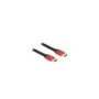 DELOCK Ultra High Speed HDMI Kabel 48 Gbps 8K 60Hz rot 0.5m zertifiziert