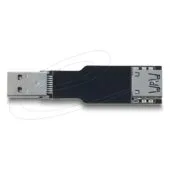 Delock USB 10 Gbps Adapter USB Typ-A Buchse zu Stecker gerade flach