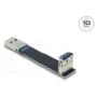 Delock USB 10 Gbps Adapter USB Typ-A Buchse zu Stecker gewinkelt 90°