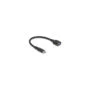 Delock USB 10 Gbps Adapter USB Type-CTM Stecker zu Typ-A Buchse 19 cm 60 W QC 3.0 schwarz