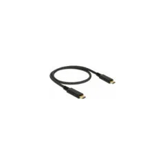 Delock USB 10 Gbps Kabel USB Type-CTM zu USB Type-CTM 0.5 m PD 5 A E-Marker