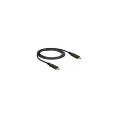 Delock USB 10 Gbps Kabel USB Type-CTM zu USB Type-CTM 1 m PD 3 A E-Marker