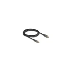 DELOCK USB 2.0 Daten- und Schnellladekabel USB Type-C Stecker zu Stecker PD 3.0 100 W mit Leistungsanzeige transparen...