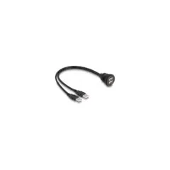 DELOCK USB 2.0 Kabel 2 x USB Typ-A Stecker zu 2 x USB Typ A