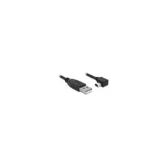 Delock USB 2.0 Kabel Typ-A Stecker zu Typ Mini-B Stecker links gewinkelt 5 m