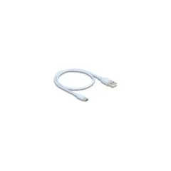 DELOCK USB 2.0 Kabel USB Typ-A St to USB Typ-C St 0.5m blau