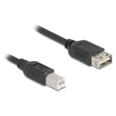 Delock USB 2.0 Kabel USB Typ-B Stecker zu EASY USB Typ-A Buchse 2 m