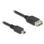 Delock USB 2.0 Kabel USB Typ Mini-B Stecker zu EASY USB Typ-A Buchse 0.5 m