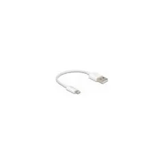 Delock USB 2.0 to Lightning (ST-ST) 0.15m Ladekabel Weiß