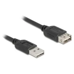 Delock USB 2.0 Verlngerungskabel EASY USB Typ-A Stecker zu Typ-A Buchse 0.5 m