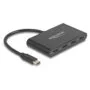 DELOCK USB 3.2 Gen 1 USB Type-C Hub mit 3 x USB Type-C Buchse + 1 x USB Type-C PD 100 Watt