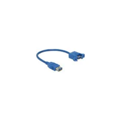 Delock USB 5 Gbps Kabel Typ-A Buchse zu USB 5 Gbps Typ-A Buchse zum Einbau 25 cm