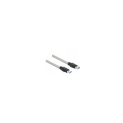 Delock USB 5 Gbps Kabel Typ-A Stecker zu Typ-A Stecker mit Metallmantel 1 m