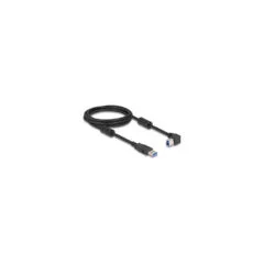 Delock USB 5 Gbps Kabel Typ-A Stecker zu Typ-B Stecker 90° rechts gewinkelt 2 m