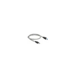 Delock USB 5 Gbps Kabel Typ-A Stecker zu Typ-B Stecker mit Metallmantel 0.5 m
