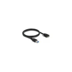 Delock USB 5 Gbps Kabel Typ-A Stecker zu Typ Micro-B Stecker mit Schrauben 1 m