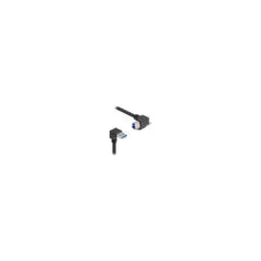 Delock USB 5 Gbps Kabel USB Typ-A Stecker 90° nach unten gewinkelt zu USB Typ-B Stecker mit Schraube 90° nach rechts ...