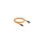 DELOCK USB 5 Gbps Kabel USB Type-C Stecker zu USB Type-C Stecker 90 gewinkelt fur Tethered Shooting 1m orange
