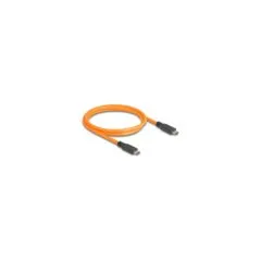 DELOCK USB 5 Gbps Kabel USB Type-C Stecker zu USB Type-C Stecker fur Tethered Shooting 1m orange