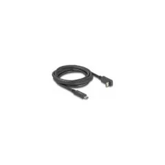 Delock USB 5 Gbps Kabel USB Type-CTM Stecker zu USB Type-CTM Stecker gewinkelt oben unten 2 m 4K PD 60 W mit E-Marker