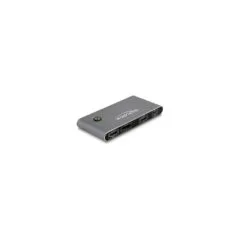 DELOCK USB-C KVM Switch zu HDMI und DisplayPort 8K MST mit USB 2.0