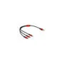 Delock USB Ladekabel 3 in 1 Typ-A zu LightningTM Micro USB USB Type-CTM 30 cm schwarz rot