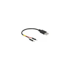 Delock USB Stromkabel Typ-A auf 2 x Pfostenstecker einzeln Strom 10 cm