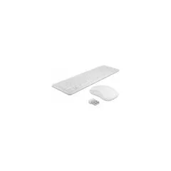 Delock USB Tastatur und Maus Set 2,4 GHz kabellos weiß