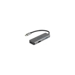 DELOCK USB Type-C zu Dual HDMI Adapter mit 4K 60Hz und USB Port