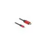 DELOCK ?USB Type-C zu HDMI Kabel DP Alt Mode 8K 60 Hz mit HDR Funktion 3m rot