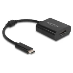 Delock USB Type-CTM Adapter zu HDMI (DP Alt Mode) 8K mit HDR Funktion schwarz