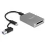Delock USB Type-CTM Card Reader im Aluminium Gehäuse für CFexpress oder XQD Speicherkarten